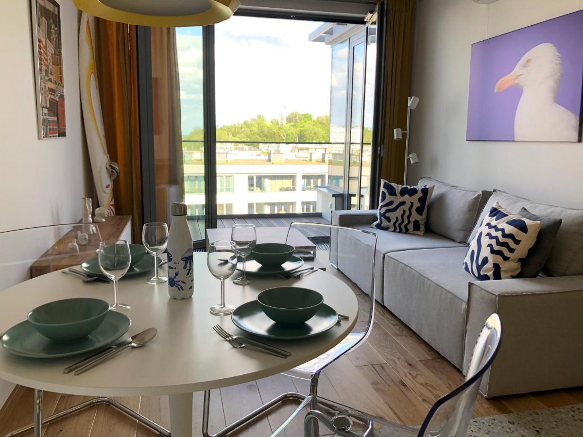 Apartamento Tlusta Mewa Sea View Gdynia Exterior foto